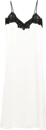 Co Cami Lace-trim Midi Slip Dress