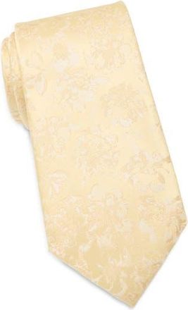 Calvin Klein Rowan Floral Tie in Yellow at Nordstrom Rack