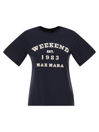 Max Mara Weekend Maxmara Wkdtenue Jersey T Shirt With Print