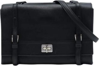 Prada Pre-owned Vintage Crossbody Bag - Dames - Vintage Schoudertas - Zwart - ONE Size - Leer - Vintage