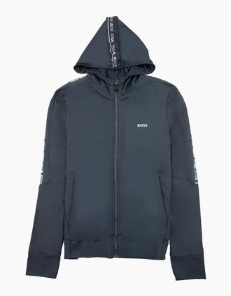 HUGO BOSS Mens Hugo Boss Sicoon Gym Zip Up Sweatshirt Dark Navy 402 - Size: 46