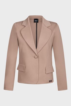 19V69 19V69 Womens Blazer Roma PR Beige Nylon - Size X-Large