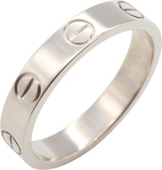 Cartier White Gold White Gold (18K) Band Ring (Pre-Owned)