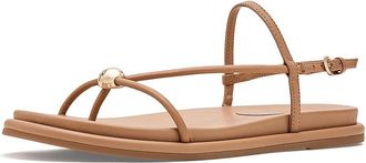 Dolce Vita Deane Womens Sandals Lite Tan : 7.5 M, Leather