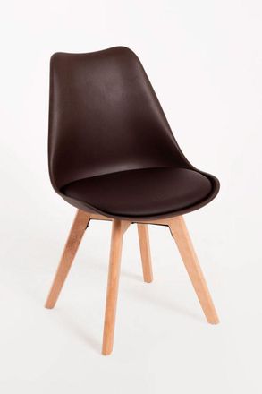 Regalos Miguel Sillas Comedor - Silla Synk Basic - Marr&oacute;n