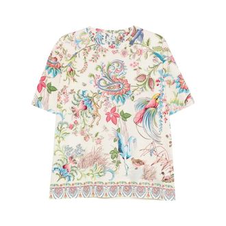 Etro T-Shirts, male, Multicolor, S, Crew Neck Short-Sleeve T-Shirt