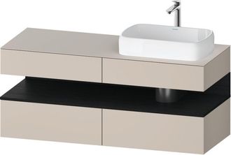 Duravit Qatego Consola Mueble Bajo Lavabo, 2 Extensiones, 2 - Duravit