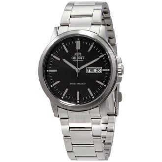 Orient Automatic Black Dial Stainless Steel Mens Watch RA-AA0C01B19B