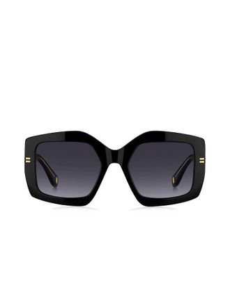 Marc Jacobs MJ Oversize Square Acetate Sunglasses - Black