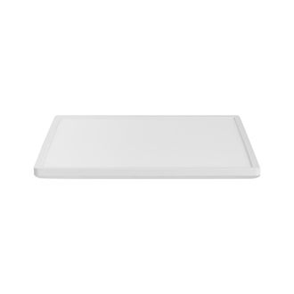 Beliani L&aacute;mpara Led Cuadrada Empotrada En El Techo Plaf&oacute;n Con Mando A Distancia 42 Cm Blanco Tivora