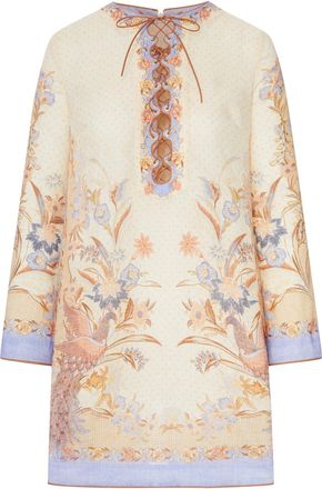Zimmermann INDRA LINEN MINI TUNIC DRESS - Zimmermann - Woman