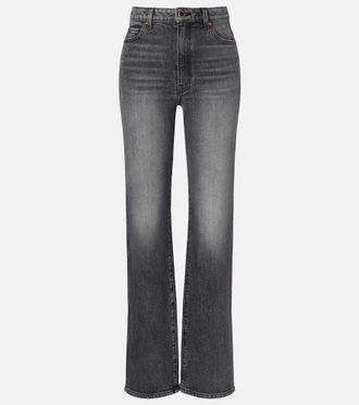 Khaite Danielle high-rise straight jeans