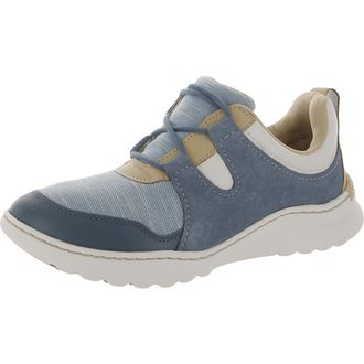 Clarks Womens Teagan Lace Sneaker, Blue Grey Comb, 9 UK