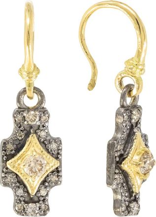 Armenta Crivelli Champagne Diamond Drop Earrings in Silver/Gold at Nordstrom