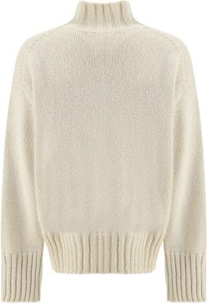 Jil Sander Womens White Silk Sweatshirt Clothing