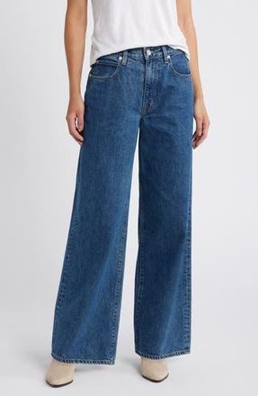 Slvrlake Denim Selena High Waist Organic Cotton Wide Leg Jeans in Forbidden Love at Nordstrom Rack, Size 26