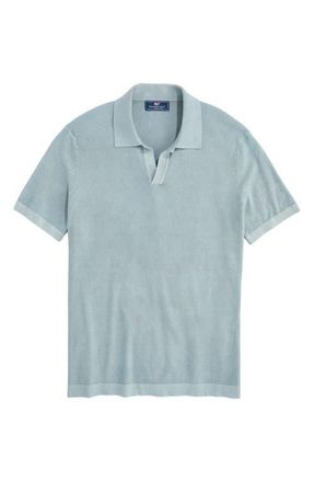 Vineyard Vines Surf Cotton Sweater Polo in Ultimate Gray at Nordstrom, Size Xx-Large