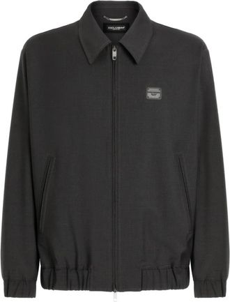 Dolce & Gabbana Coats - Heren - Zomerjassen - Grijs - XL - Wol - Jassen