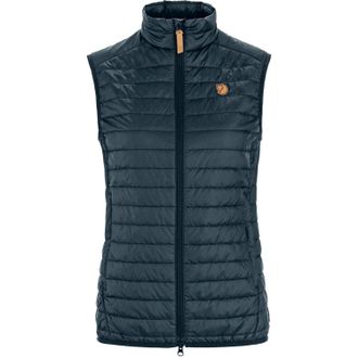 Fj&auml;llr&auml;ven Womens Abisko Padded Insulated Vest Blue XS