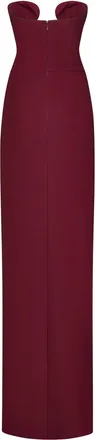 Nensi Dojaka Womens Long Dress Burgundy Viscose