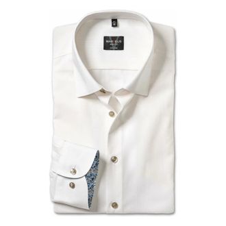 Marvelis Overhemd met lange mouwen - Heren - Overhemden - Wit - Maat: 2XL
