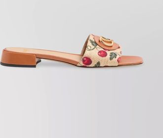 Valentino Garavani embroidered slide sandals