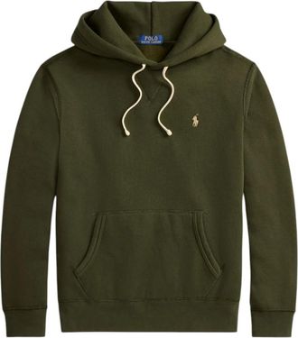 Ralph Lauren De RL Fleece Hoodie - Heren - Hoodies - Groen - S - Katoen - Hoodies & sweatvesten