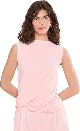 Norma Kamali Sleeveless Twist Top Womens Clothing Ballet Pink : XL (Womens 10), Elastane/Polyester