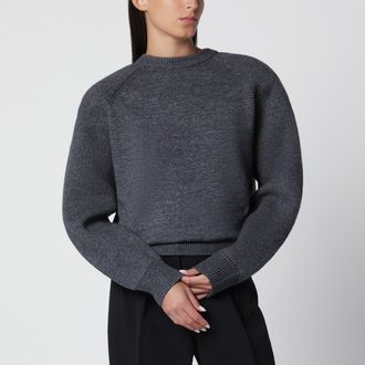 Frankie Shop Dark grey sweater in wool blend