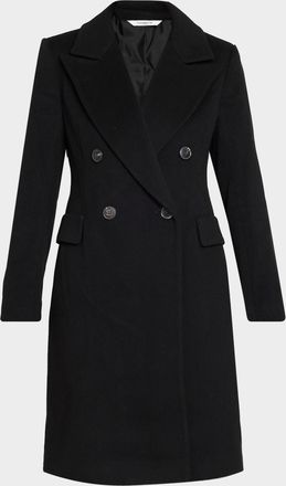 Fleurette Kaia Double-Breasted Italian Wool Jacket
