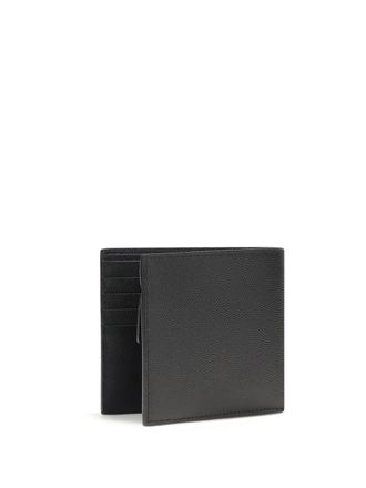 Saint Laurent Calfskin Bifold Wallet - Black