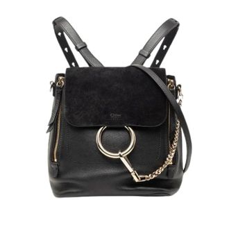 Chlo&eacute; Pre-owned Backpacks, female, Black, Size: ONE SIZE Pre-owned The Faye backpack