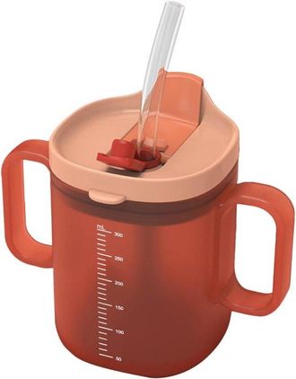 No Brand Vaso De Agua Para Personas Mayores, Vaso Para Beber Para Personas Mayores, Botella De Agua De 300 Ml Con Asas - Vaso A Prueba De Fugas, Botella De Agu