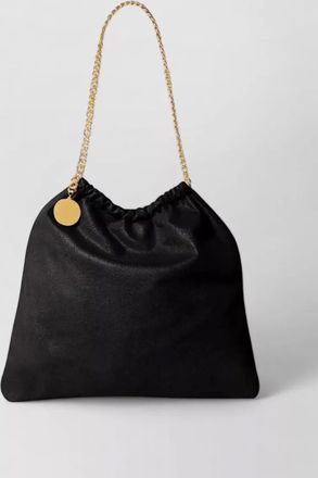 Stella McCartney falabella medium drawstring shoulder chain bag