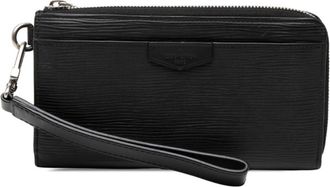 Louis Vuitton Epi Black Noir Leather Long Wallet (Bi-Fold) (Pre-Owned)
