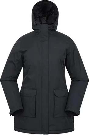 Mountain Warehouse Ranger Water Resistant Padded Parka in Black at Nordstrom, Size 10