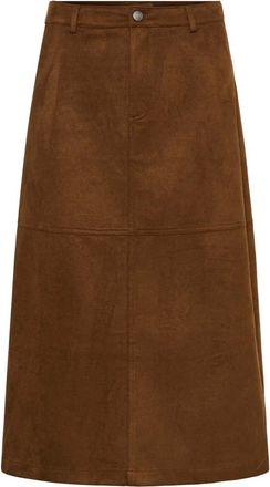 Kaffe Gonna midi - - Skirts - Donna - Marrone - XL