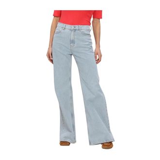 Moss Copenhagen Dames, Jeans, Blauw, Maat: XL