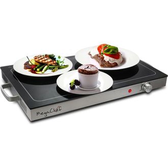MegaChef Electric Warming Tray with Adjustable Temperature Control in Grey at Nordstrom