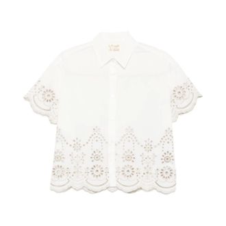 MC2 Saint Barth Shirts, female, White, Size: L Shirts
