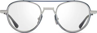Dita Eyewear Ethyx Eyeglasses - unisex - Brillen - Grijs - 49 MM - Leer - Accessoires