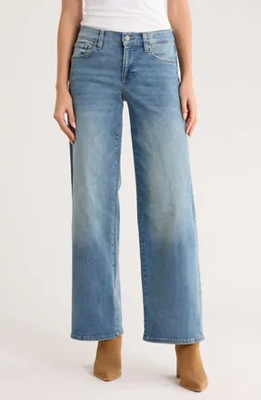 Lucky Brand Sweet Mid Rise Wide Leg Jeans in Fairmont at Nordstrom Rack, Size 31 X 30