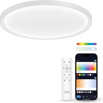 Ksix Plafoniera LED KSIX SmartLED KSIX Halo 2 Bianco Plastica 25 W (3000k - 6500k) (6500 K)
