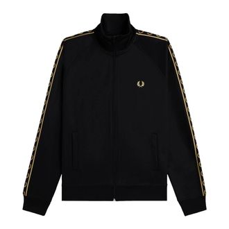 Fred Perry Heren, Sweatshirts & Hoodies, Zwart, Maat: 2XL Katoen