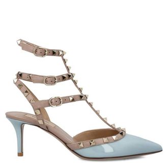 Valentino Rockstud 65 Caged Patent Pumps, Brand Size 39 (US Size 9)