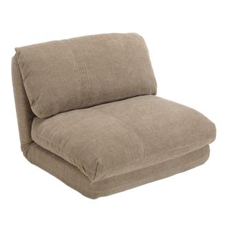 Macabane Sill&oacute;n de 1 plaza multiposici&oacute;n en tejido color topo