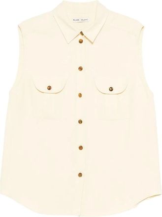 Blaz&eacute; Milano Savannah Shirt - - Blouses & Shirts - Donna - Giallo - M