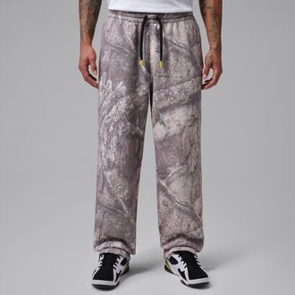 Nike Jordan Mens Jordan Brooklyn Realtree Open-Hem Pants in White | IM9862-100