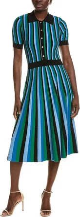 Elie Tahari The Ana Striped Sweater Dress