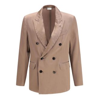 Dries Van Noten Giacca Smoking Doppiopetto - - Jackets - Uomo - Rosa - M
